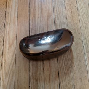 Guess bronze sunglasses case holder